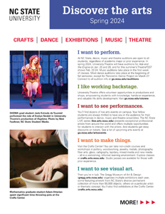 thumbnail image of the spring 2024 arts orientation flier PDF