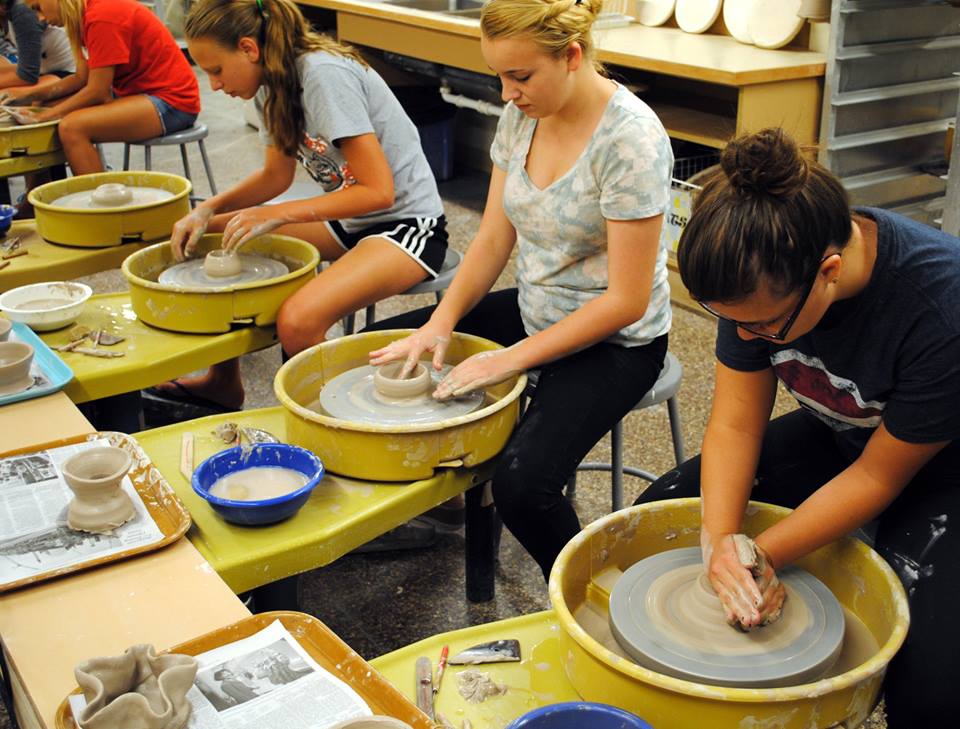 Crafts Center pottery wheels