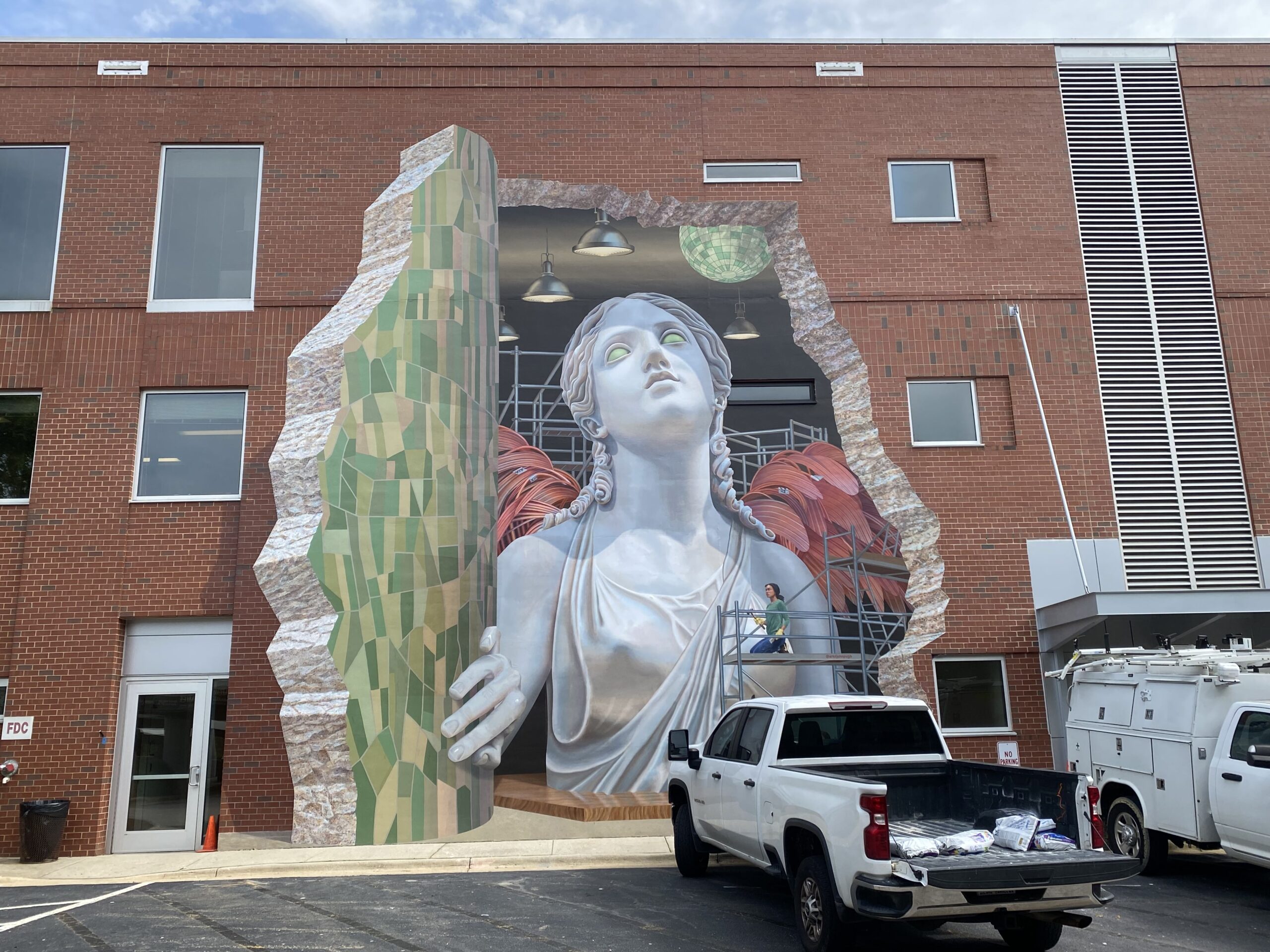 Trompe L’oeil Mural on NC State's Centennial Campus